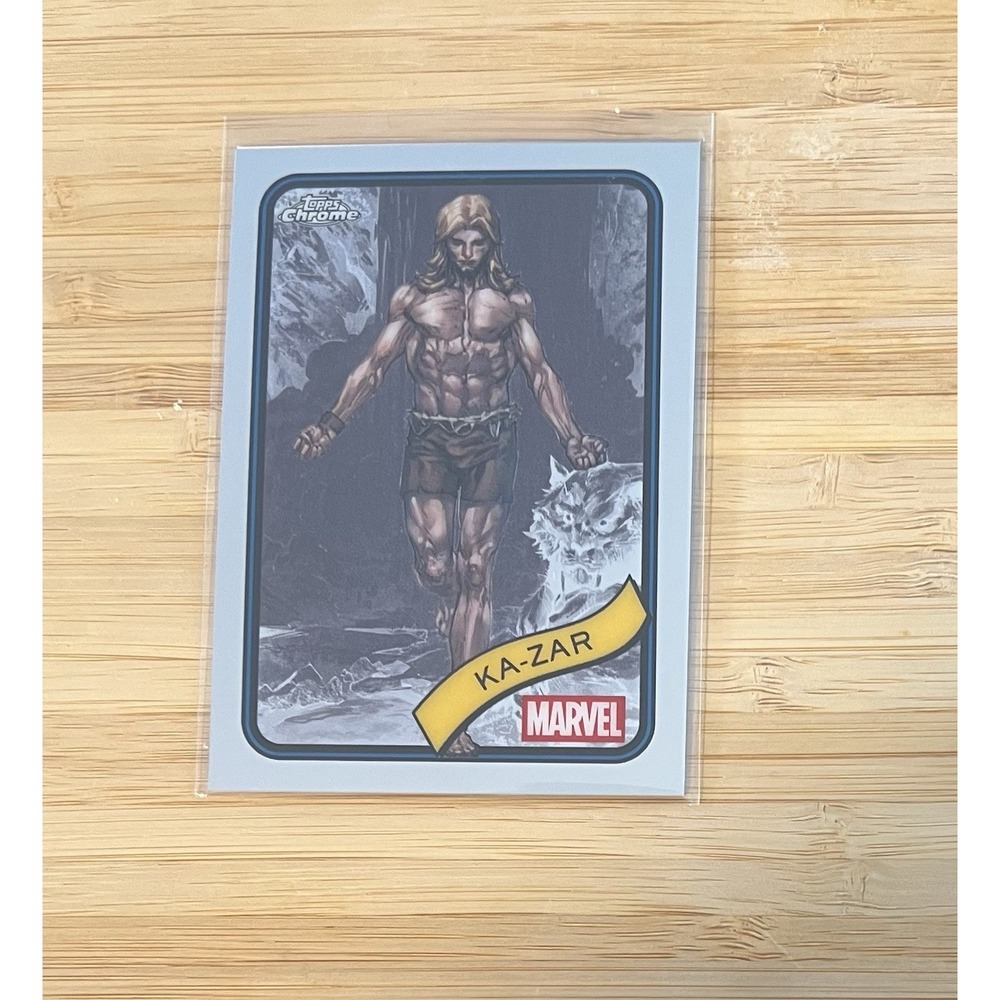 2025 Topps Chrome Marvel Ka-Zar #84 Base Card Superhero Trading Card